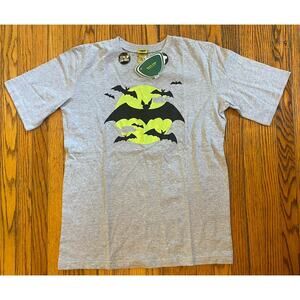 NWT Halloween T Shirt Boys Girls XL 14/16 Glow In The Dark Gray Prepare To Scare